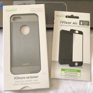 Moshi iPhone 5 5s 5c SE Case & Screen Protector